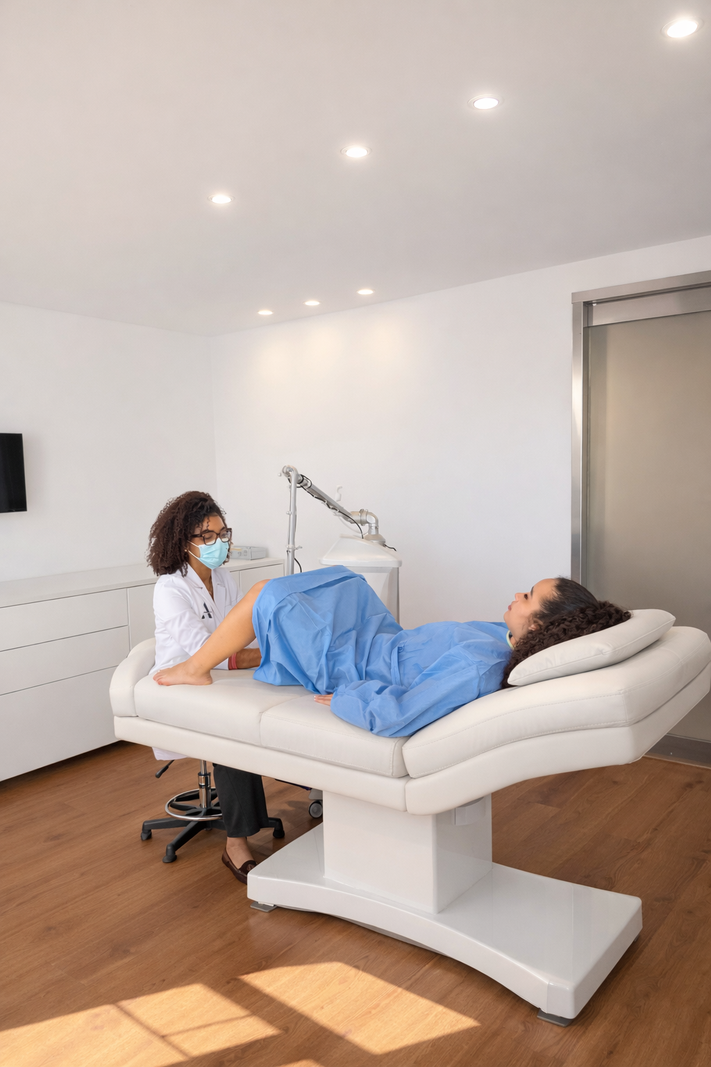 CO₂ FemiLift laser treatment device at AD Lisbon